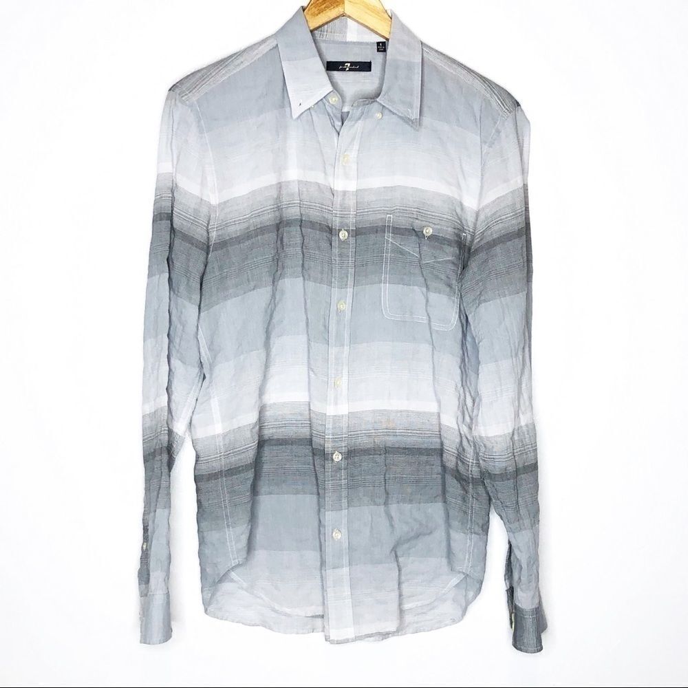 74AMK | Plaid Button Down  Long Sleeve